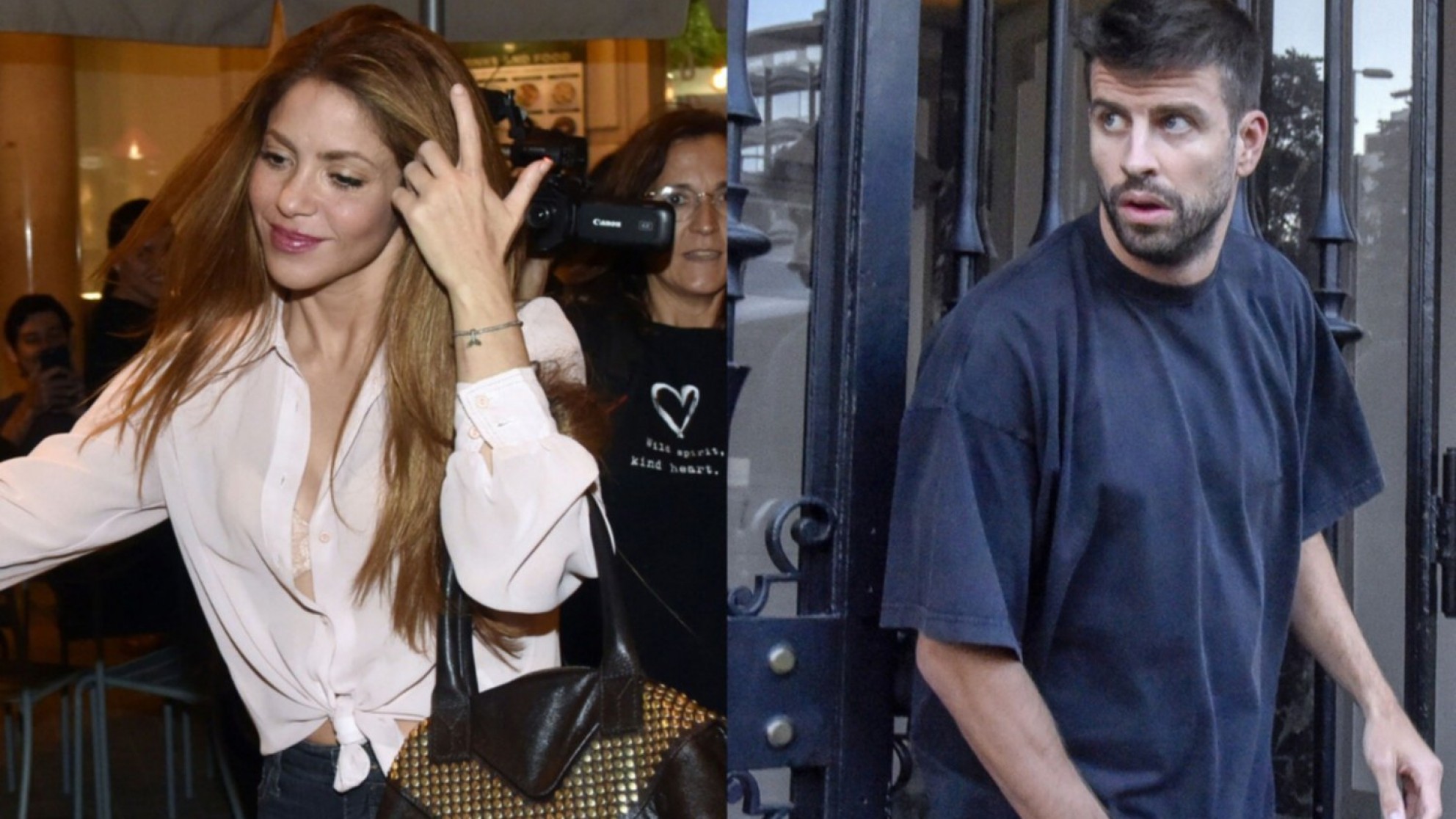 Ella radiante, él cabizbajo: Shakira y Piqué se reunieron en Barcelona para llegar a un acuerdo